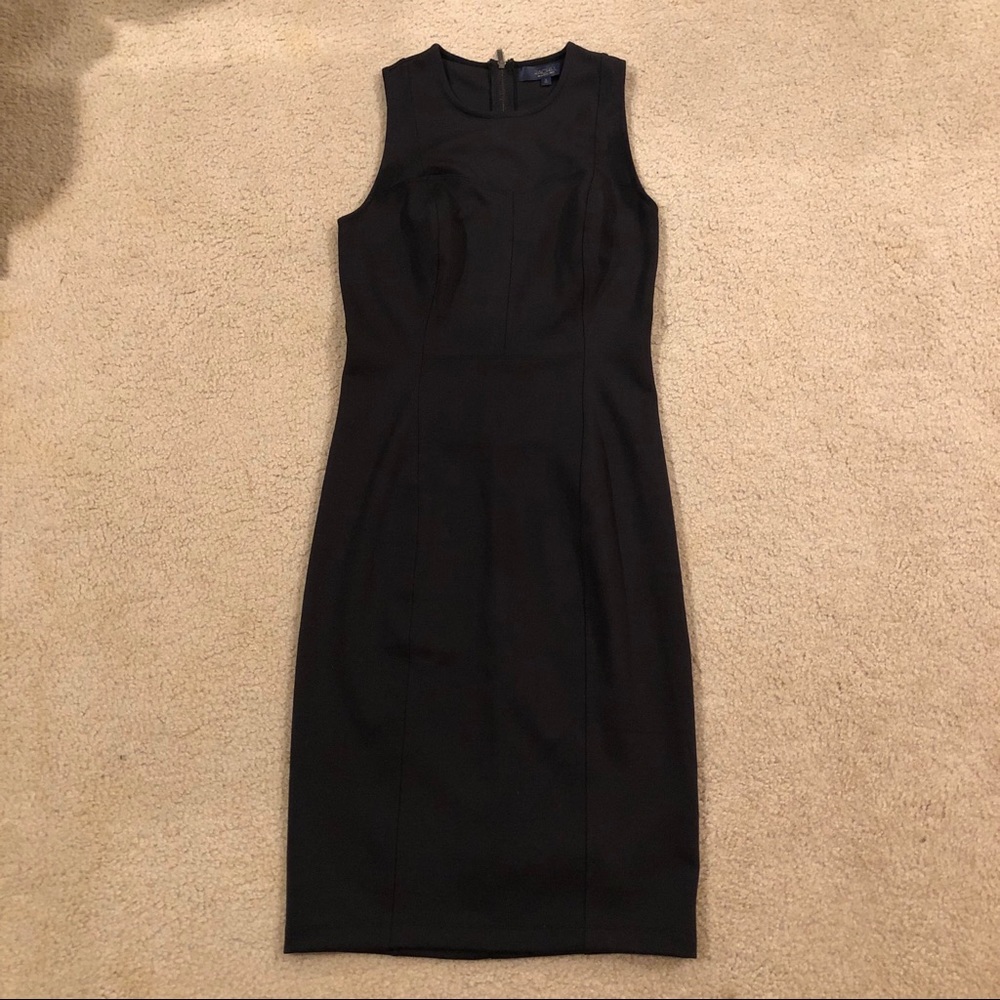 *SOLD**Rachel Roy Black Fitted Dress with Back Zipper